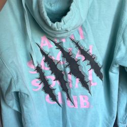 Anti Social Club Blue Hoodie 