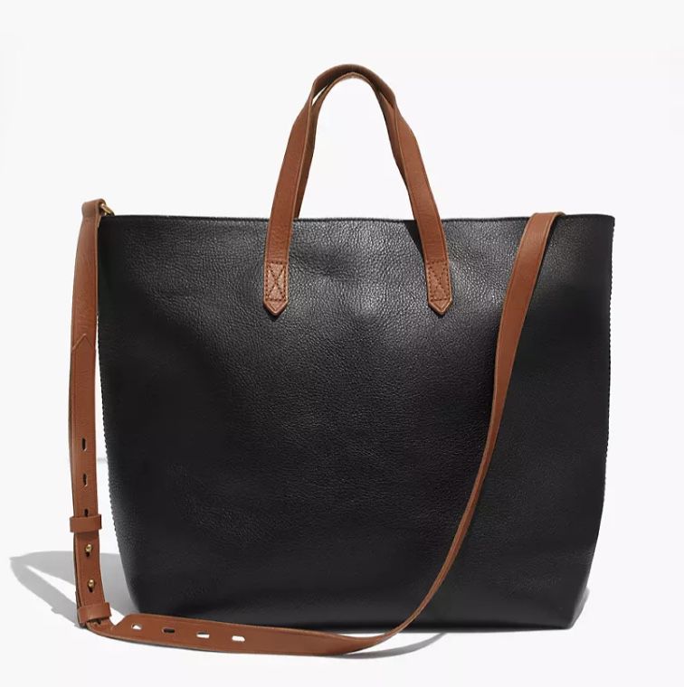 Madewell leather shoulder bag/tote
