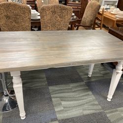 Classic Farmhouse Dining Room Table
