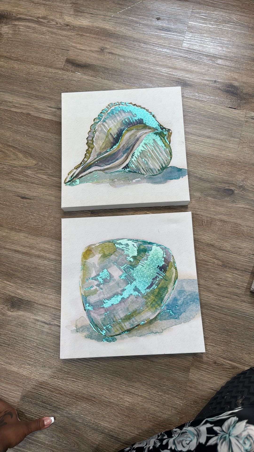 2 Canvas Portraits 