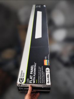 Commercial Electric LED Flat Panel Light 6x48in