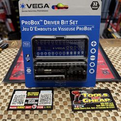 VEGA 32pc. ProBox Driver Bit Set