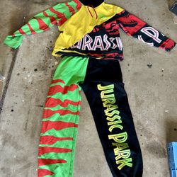 Jurassic park dumbgood large sweatset hoodie and sweatpants 