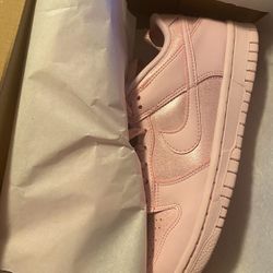New Light Pink Dunks Size 4Y