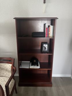 Bookshelf And Table