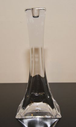 Crystal Bohemia candle holder glass
