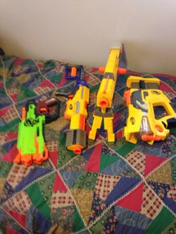 Nerf guns machine guns and guns