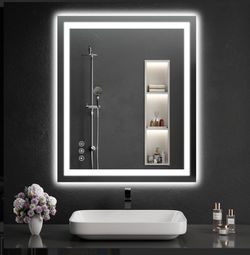 LED Bathroom Mirror 30’’x36’’