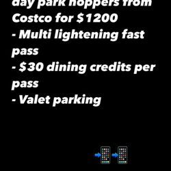 Disneyland Tickets (3)