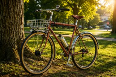 Custom Steel Randonneur / Light Touring Bike - 57cm - Dynamo - Brooks - Velo Orange