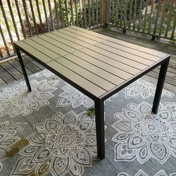 Patio Dining Table & 6 Chairs