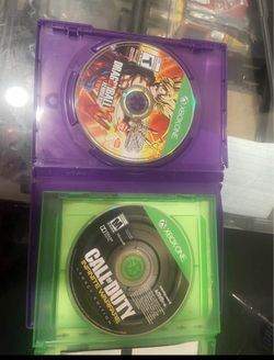 Xbox one games cod 2 in 1 and dragonball xenoverse