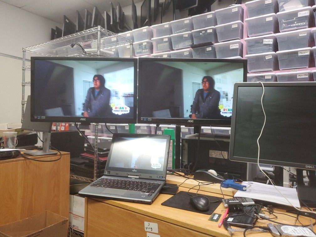 DUO MONITOR WITH STAND $150