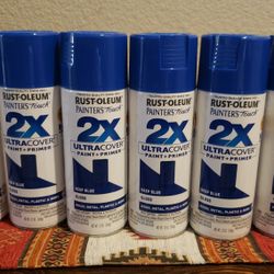 Deep Blue Rustoleum  6 For 20.00 