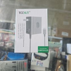 YCCSKY AC ADAPTER CHARGER,  COMPATIBLE N- SWITCH & LITE 