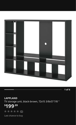 IKEA TV entertainment center LIKE NEW!