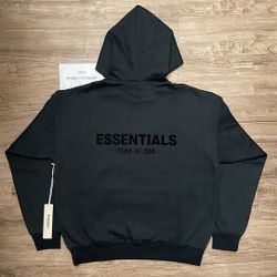 Black Essential Hoodie