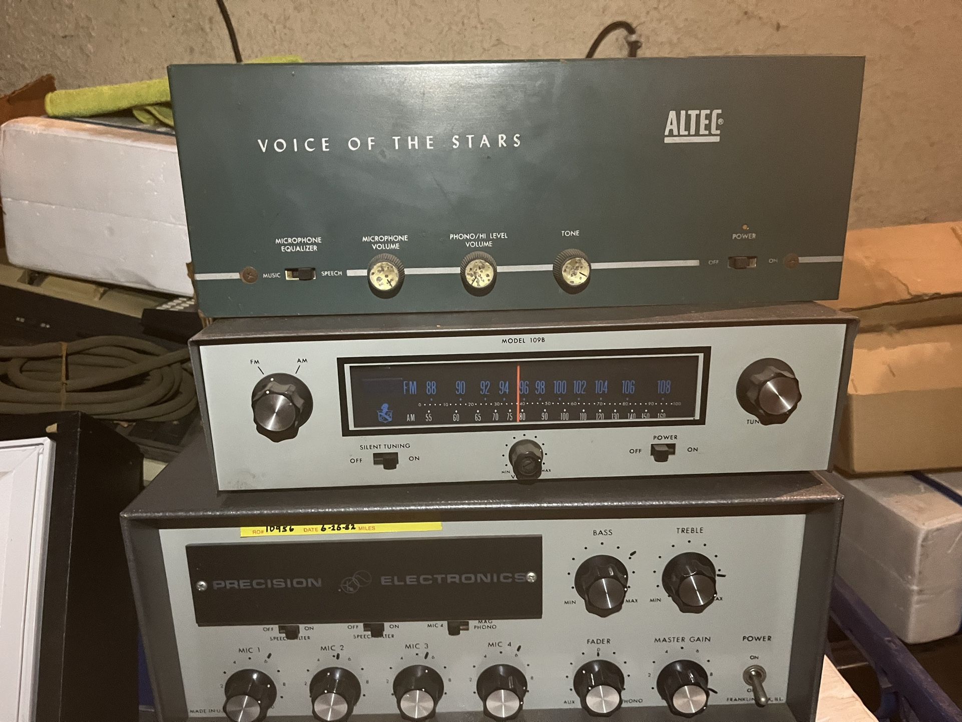 Altec Voice Of The Stars/ Model 109B /precision Electrics / The Jerry Boxe