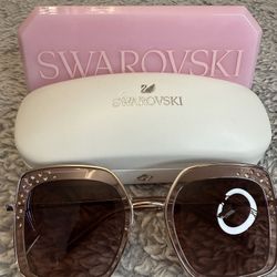 Swarovski Sunglasses Rose Gold  (Authentic) 