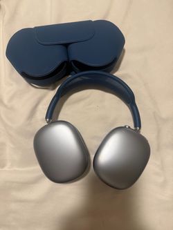 Apple AirPods Max Wireless Headphones - Sky Blue / Silver (with Smart Case)