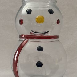 Cute Snowman Jar