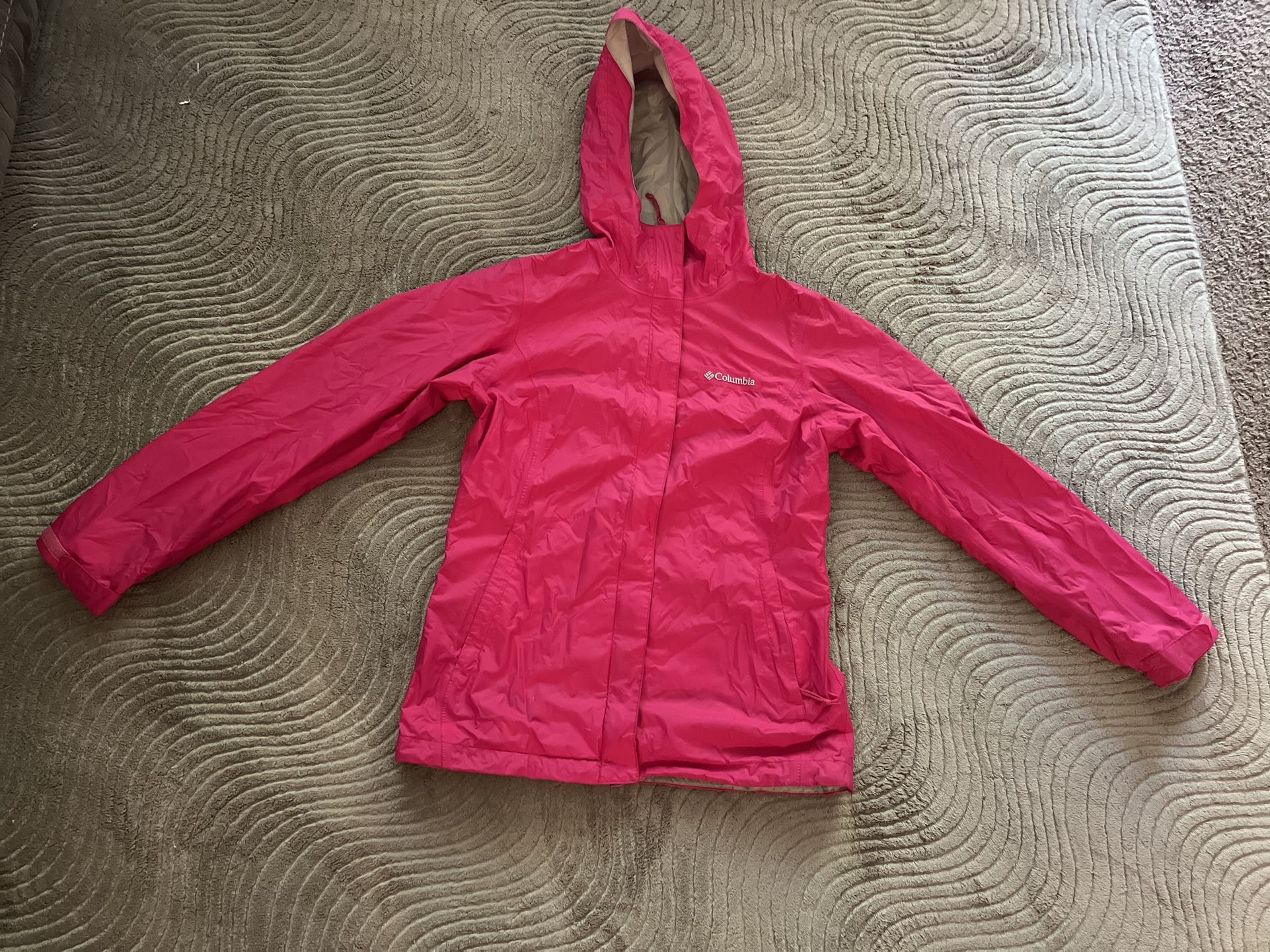 Pink Columbia Rain Jacket