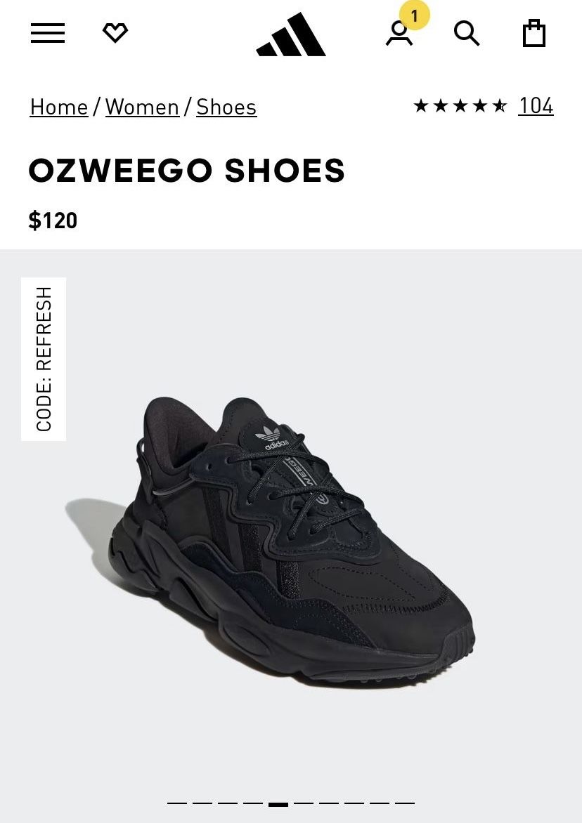 Adidas OZWEEGO W SHOES Size 9.5