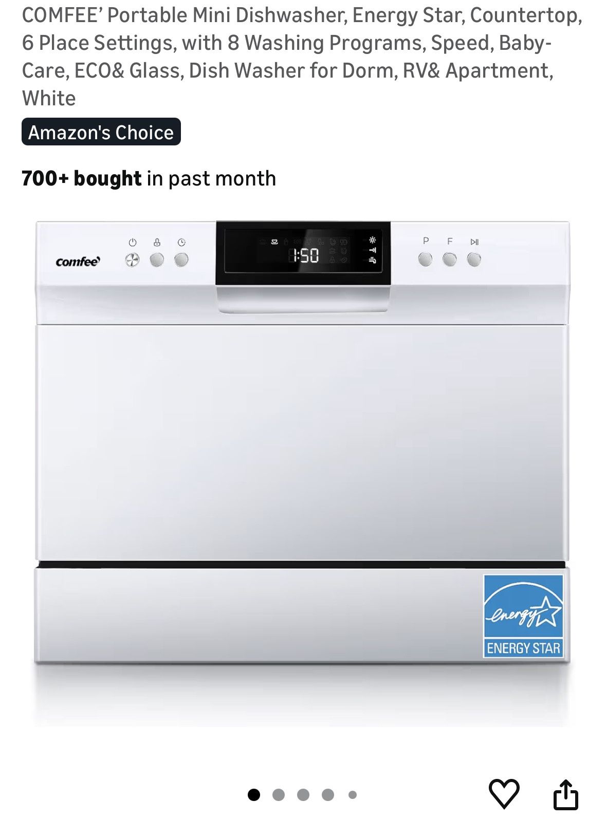 Portable Countertop Dishwasher