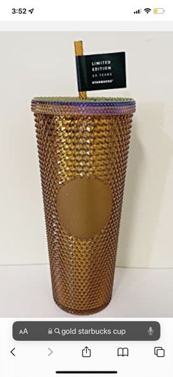 Gold Starbucks Cup