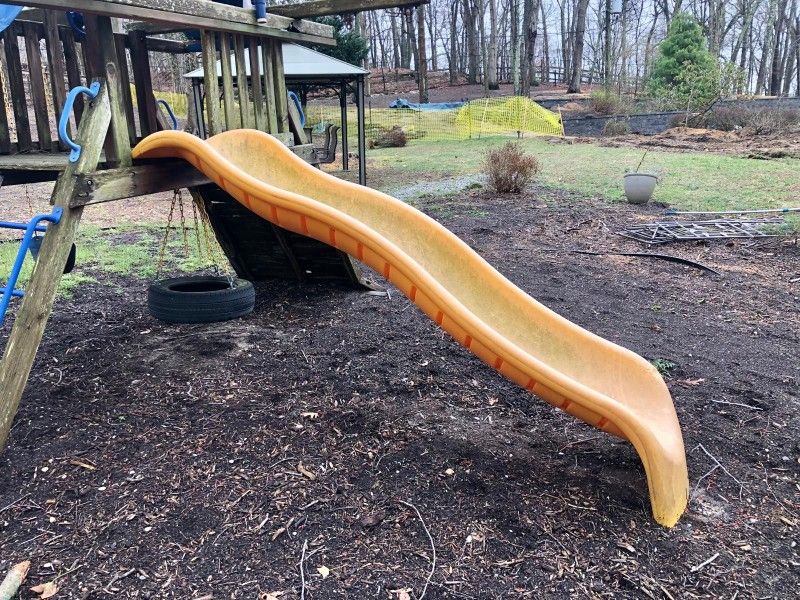 Wave Slide For Swing Set Or Playground