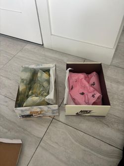 Two Air Jordan boxes… Air Jordan one retro and Air Jordan one low OG … $40 for both