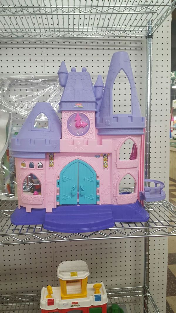 little people princess castle with wand