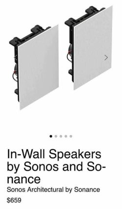 Sonos In wall Speakers (NEW)