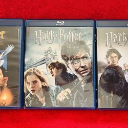 Harry Potter Movies. Blu- Ray. $3 EA