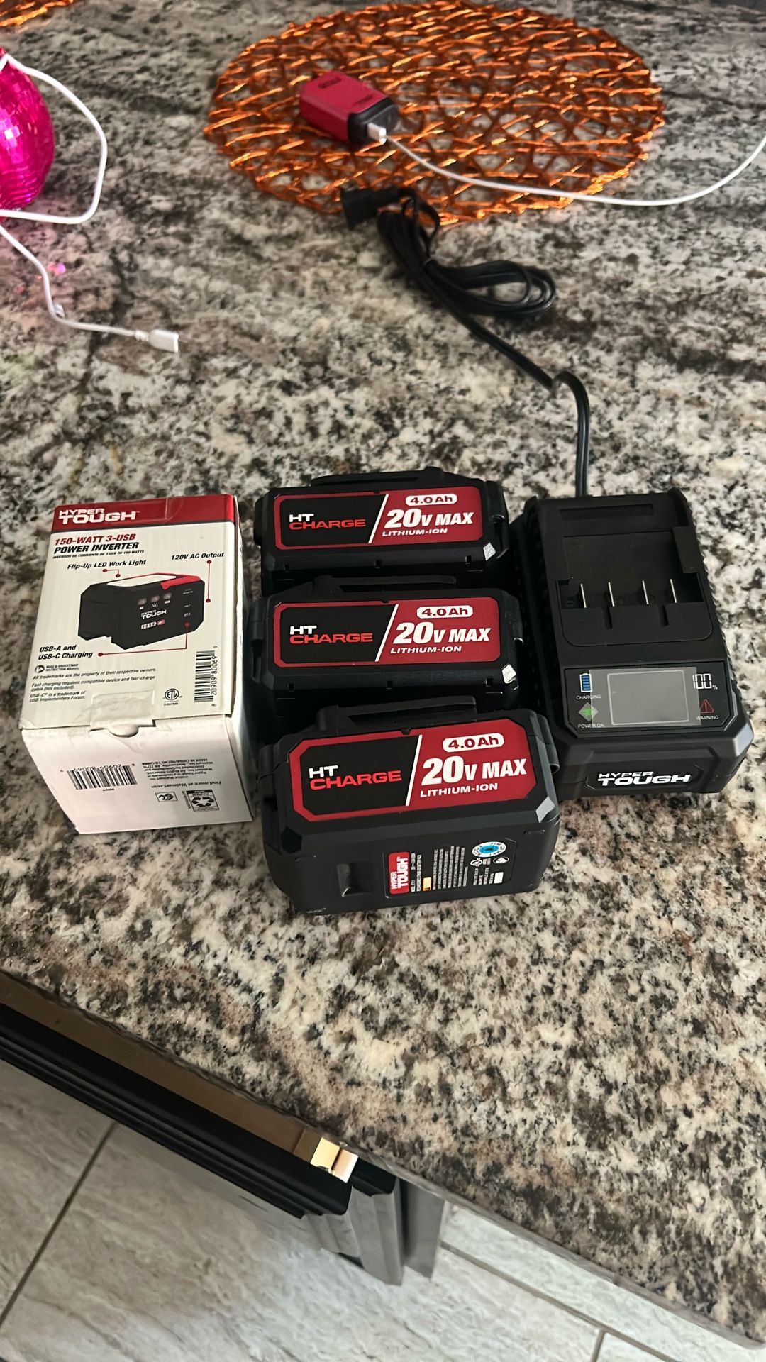 Hyper Tough 4Ah Batteries and Chargers
