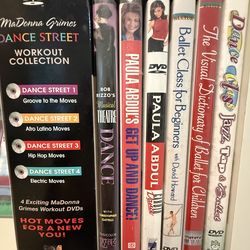 Collection of Dance and Fitness DvDs