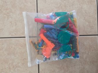 Assorted Nerf Darts and Accessories
