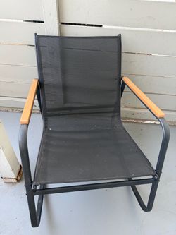 Patio chair set with outside table included