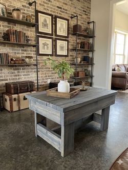 Rustic coffee table