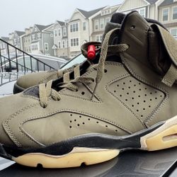 Travis Scott Jordan 6 Olive Green 