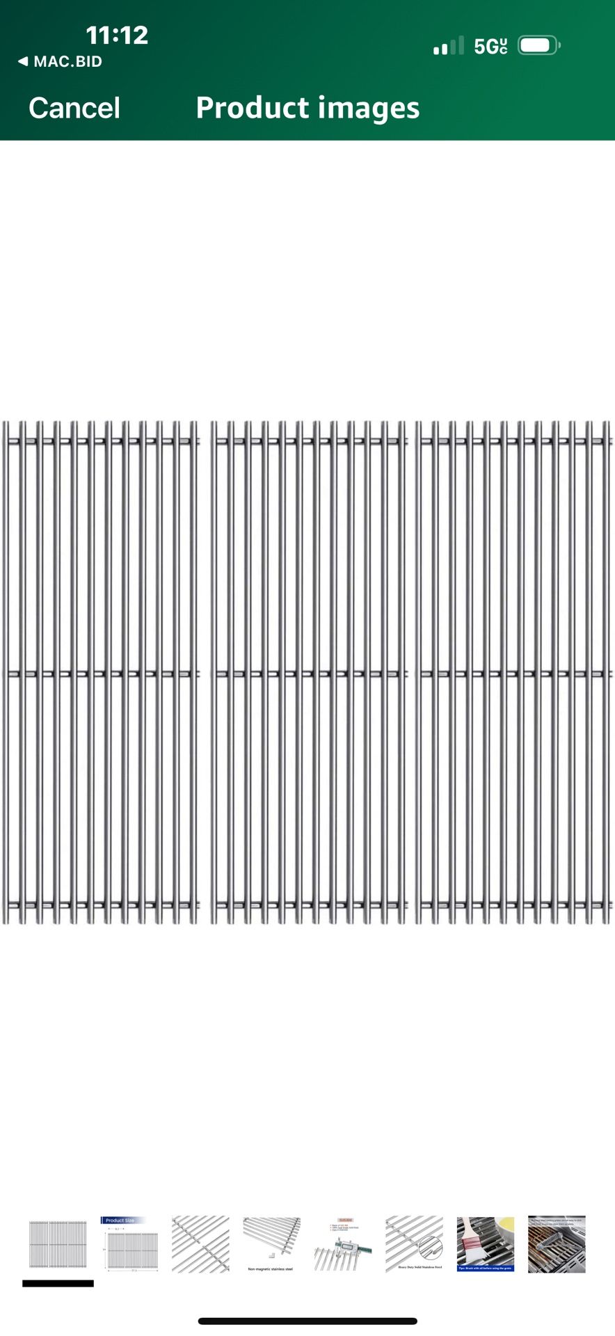 Stainless Steel Cooking Grid