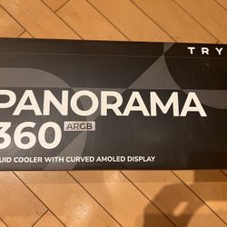 Black Panorama 360 TRYX Water Cooler ARGB