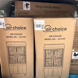 Swamp Cooler, 1800 CFM Evaporative Air Cooler with 5.3 Gal Water Tank, 110° Swing, 3 Speeds, 4 Ice Box, Remote, 12H Timer, Portable Air Cooling Fan fo