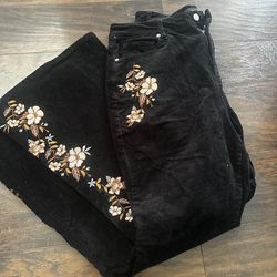 New never used black pants for women good quality  size XL ( 34Wx43L)