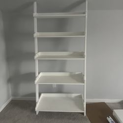 Five Decker Stack White Shelves