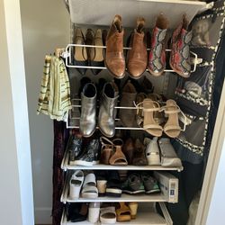 Elfa Shoe Rack From Container Store