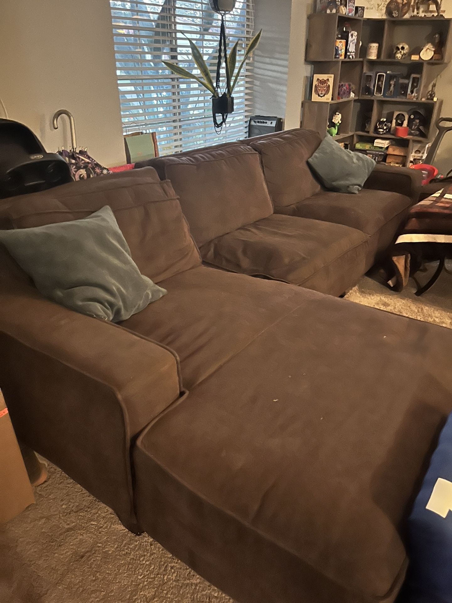 Free Brown Sectional Couch