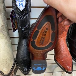 Botas vaqueras de piel original para hombre