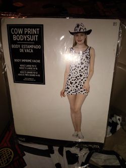 Acow Print Body Suit