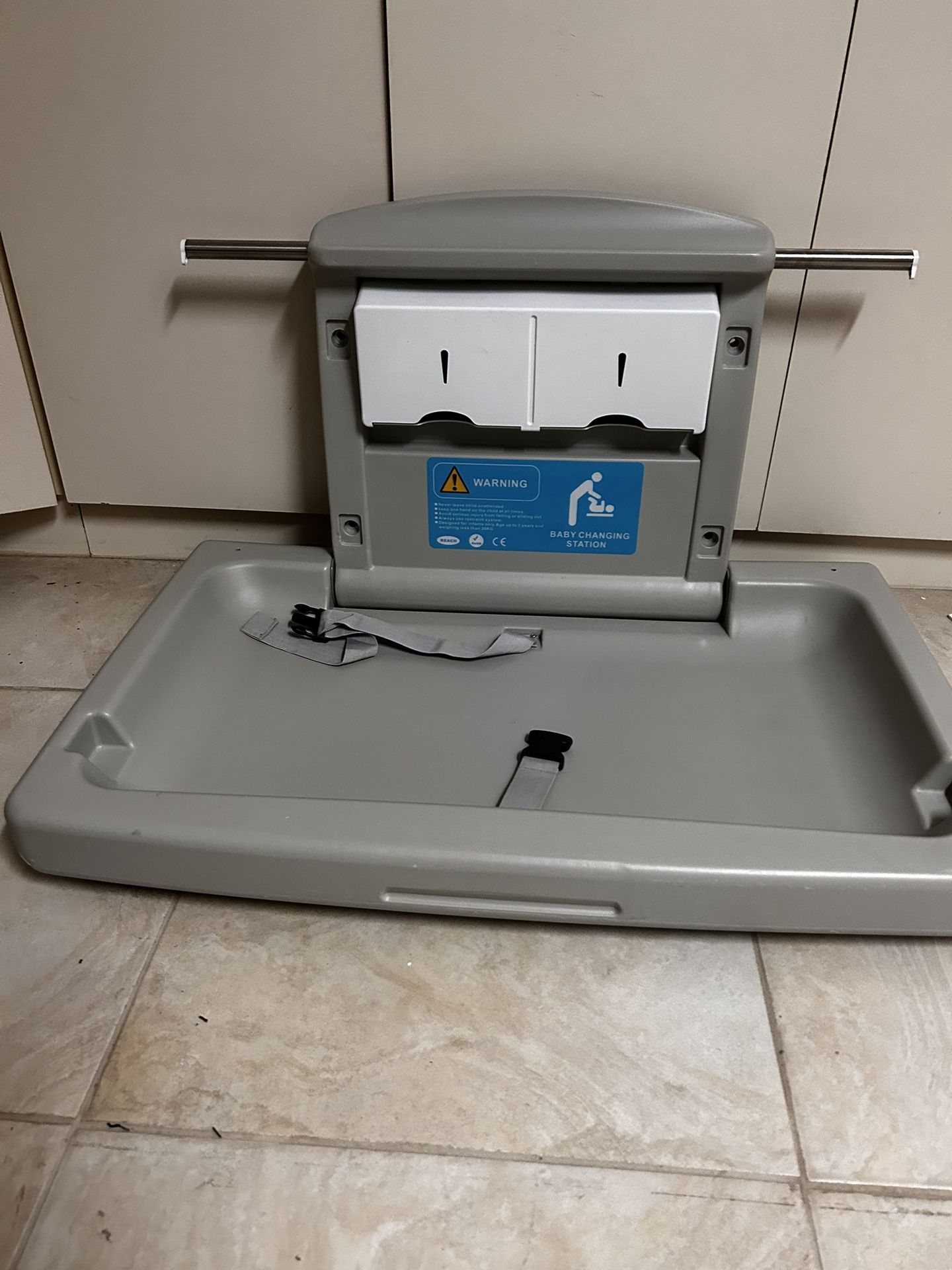 Wall-Mounted Baby Changing Table